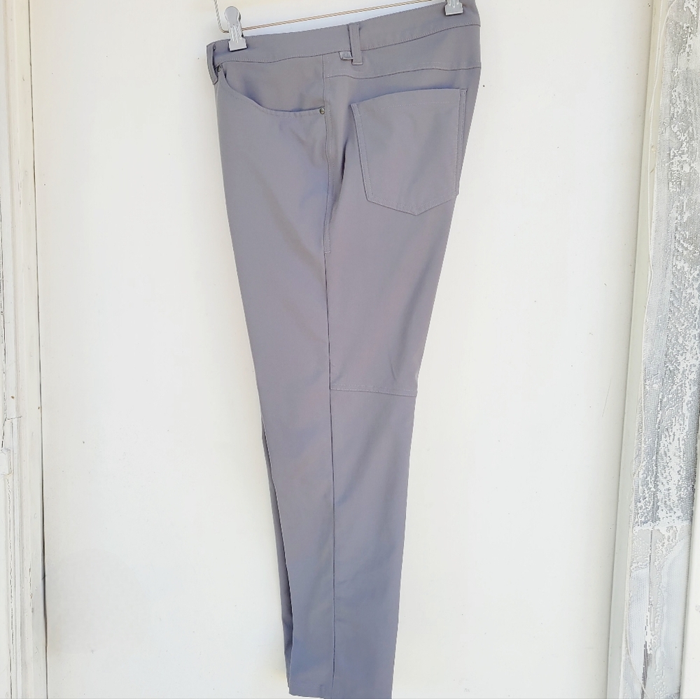 Lululemon ABC Pant Slim 30" Warpstreme Asphalt Grey Size 33 - Picture 14 of 16